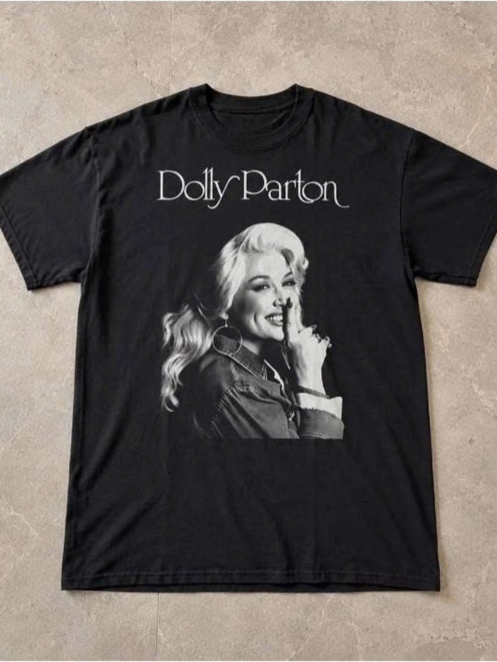 Dolly shirt Black Dolly Parton Graphic Tee
